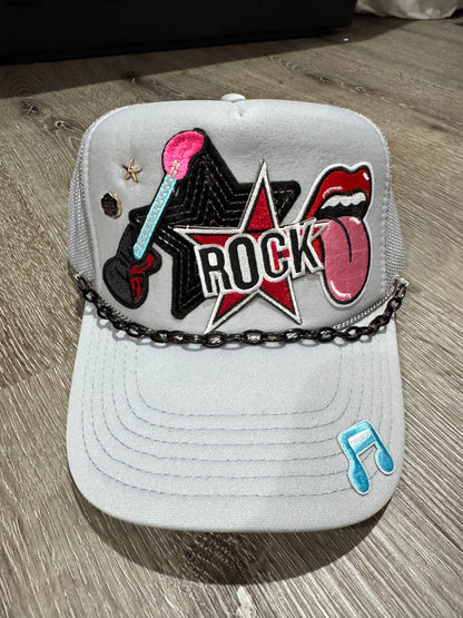 Rock Star Themed Trucker Hat