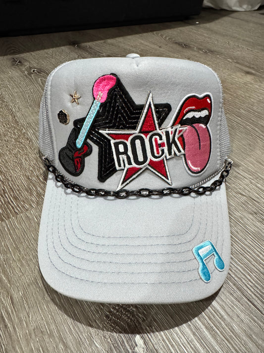 Rock Star Themed Trucker Hat