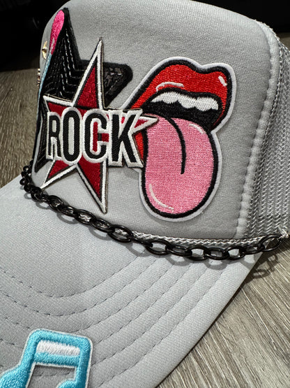 Rock Star Themed Trucker Hat