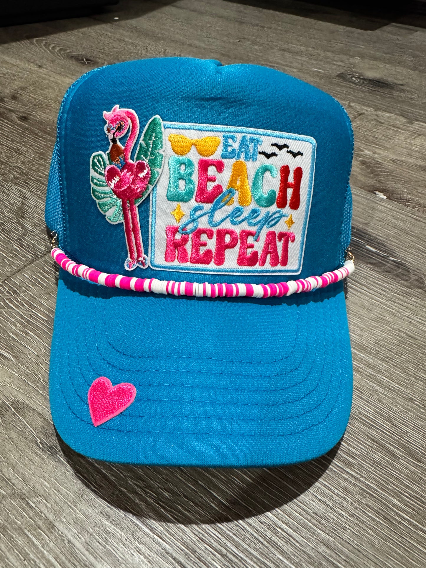 Eat, Beach, Sleep, Repeat Trucker Hat