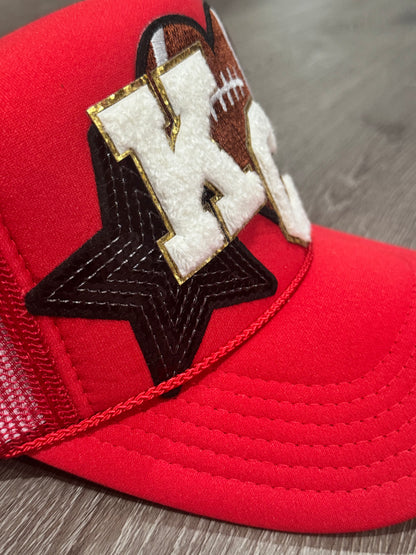 Swiftie-inspired KC Chiefs Football Trucker Hat