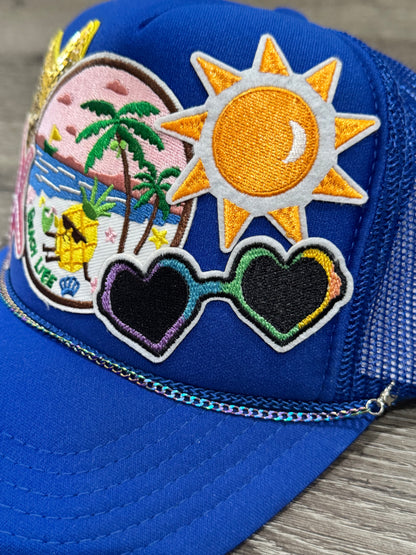 Beach Life Sunshine & Sunglasses Trucker Hat