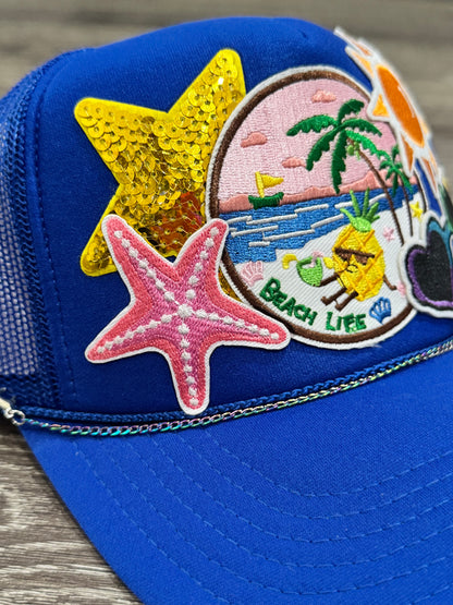 Beach Life Sunshine & Sunglasses Trucker Hat