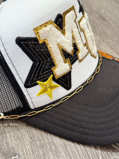 MU Tigers Black & Gold Trucker Hat