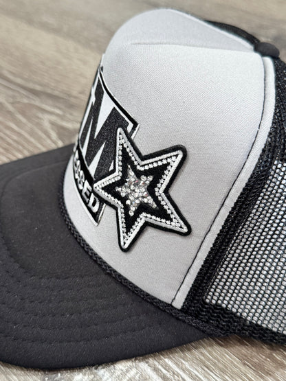 I’m Blessed Cross Black & Grey Trucker Hat