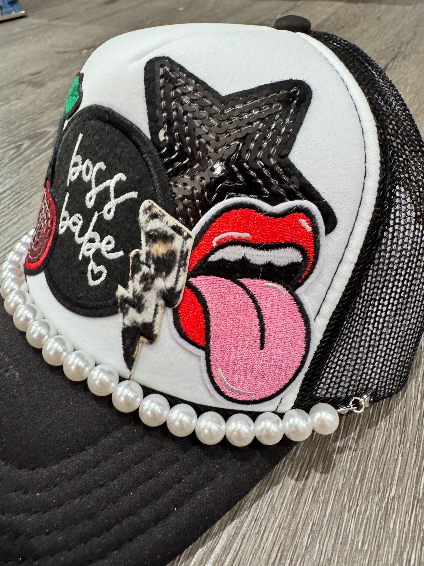 Boss Babe & Cherries Trucker Hat