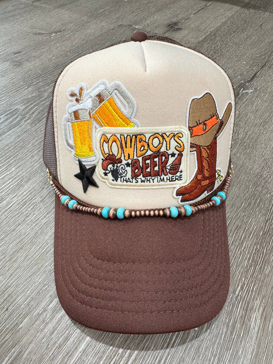 Cowboys & Beer Trucker Hat