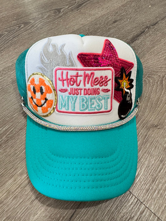 Hot Mess Just Doing My Best Trucker Hat