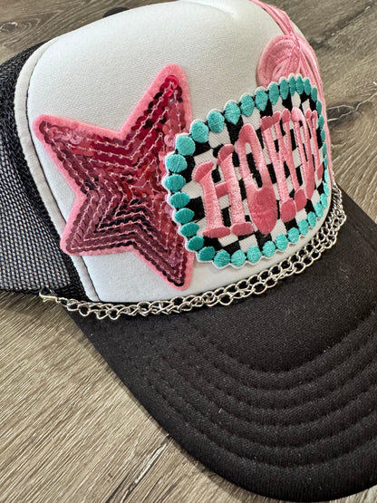 Howdy Bow Patch Trucker Hat