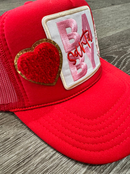 Santa Baby Christmas Trucker Hat