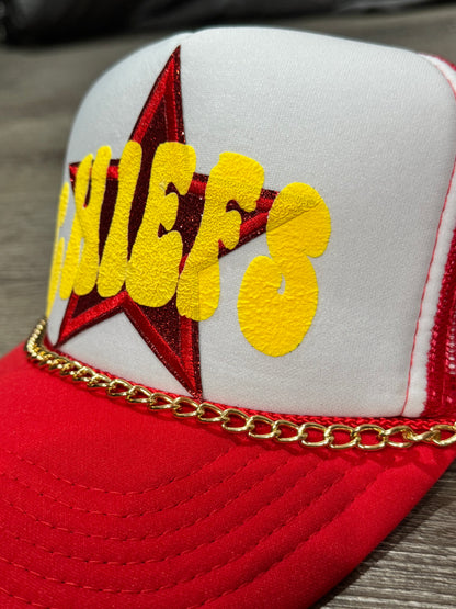 Chiefs Arch & Shimmer Star Trucker Hat