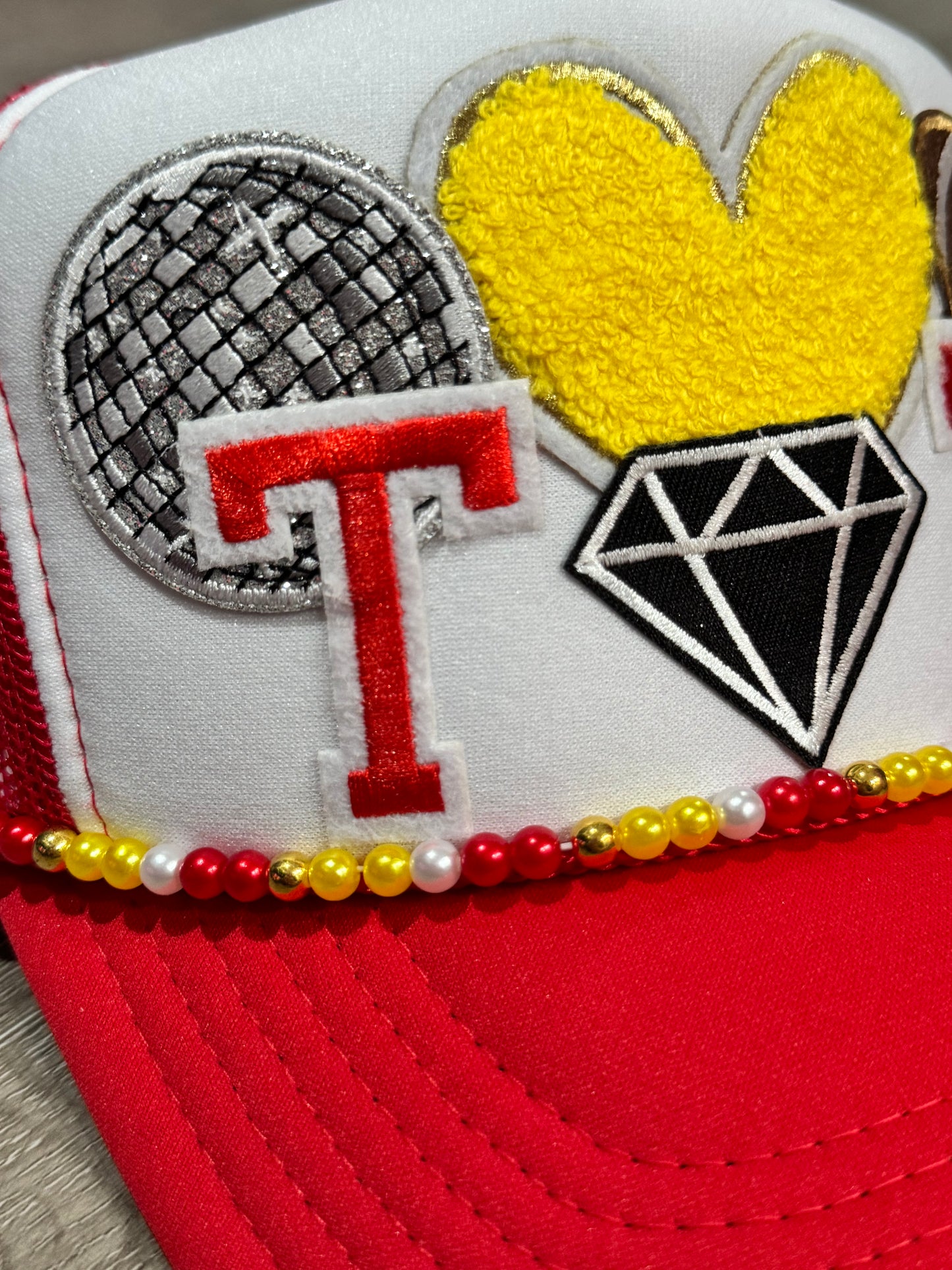 Travis & Taylor Chiefs Football Time Trucker Hat