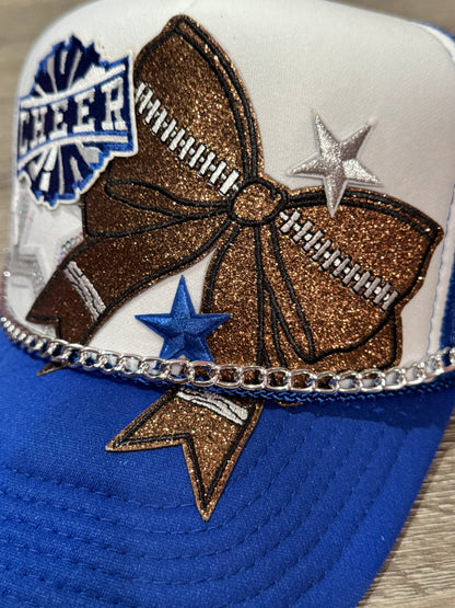 Dallas Cowboy Cheerleaders Inspired Football Trucker Hat