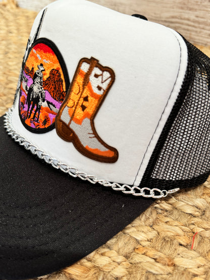 Western Sunset Trucker Hat