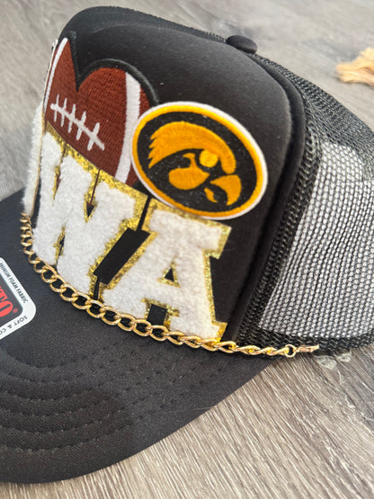 Iowa Hawkeyes Football Trucker Hat