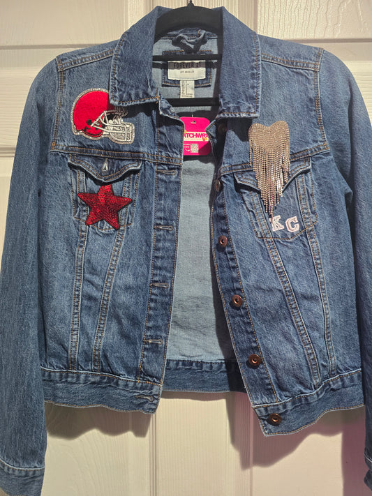 Bling Chiefs Denim Jacket