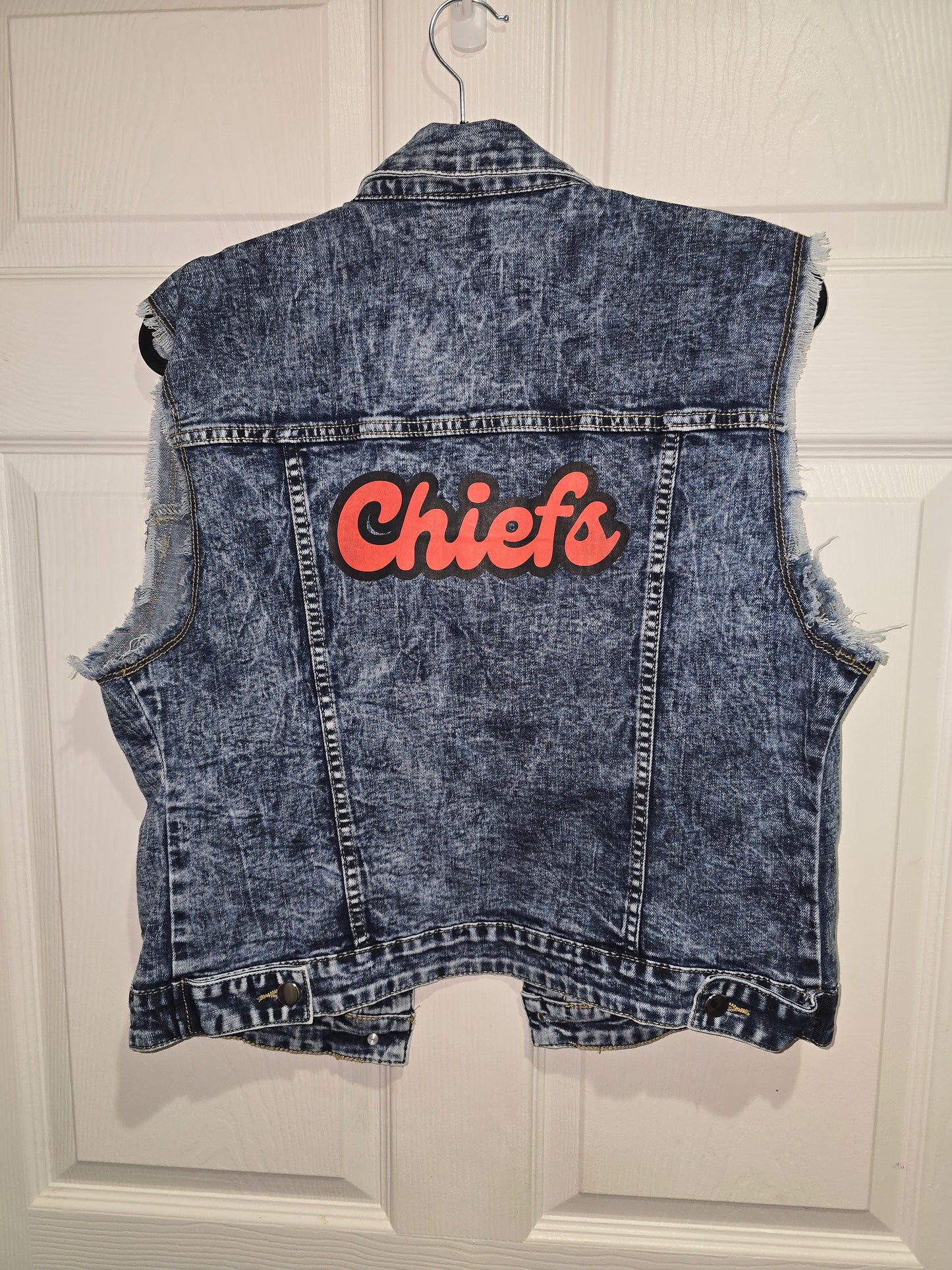 Acid Wash Chiefs Vest