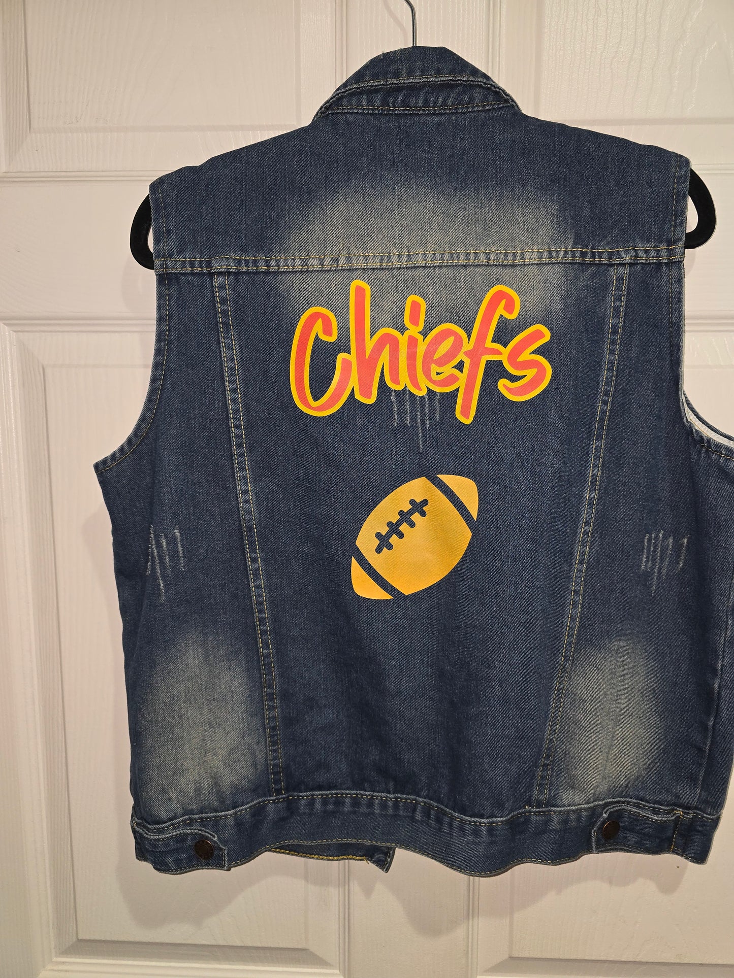 Chiefs Denim Vest