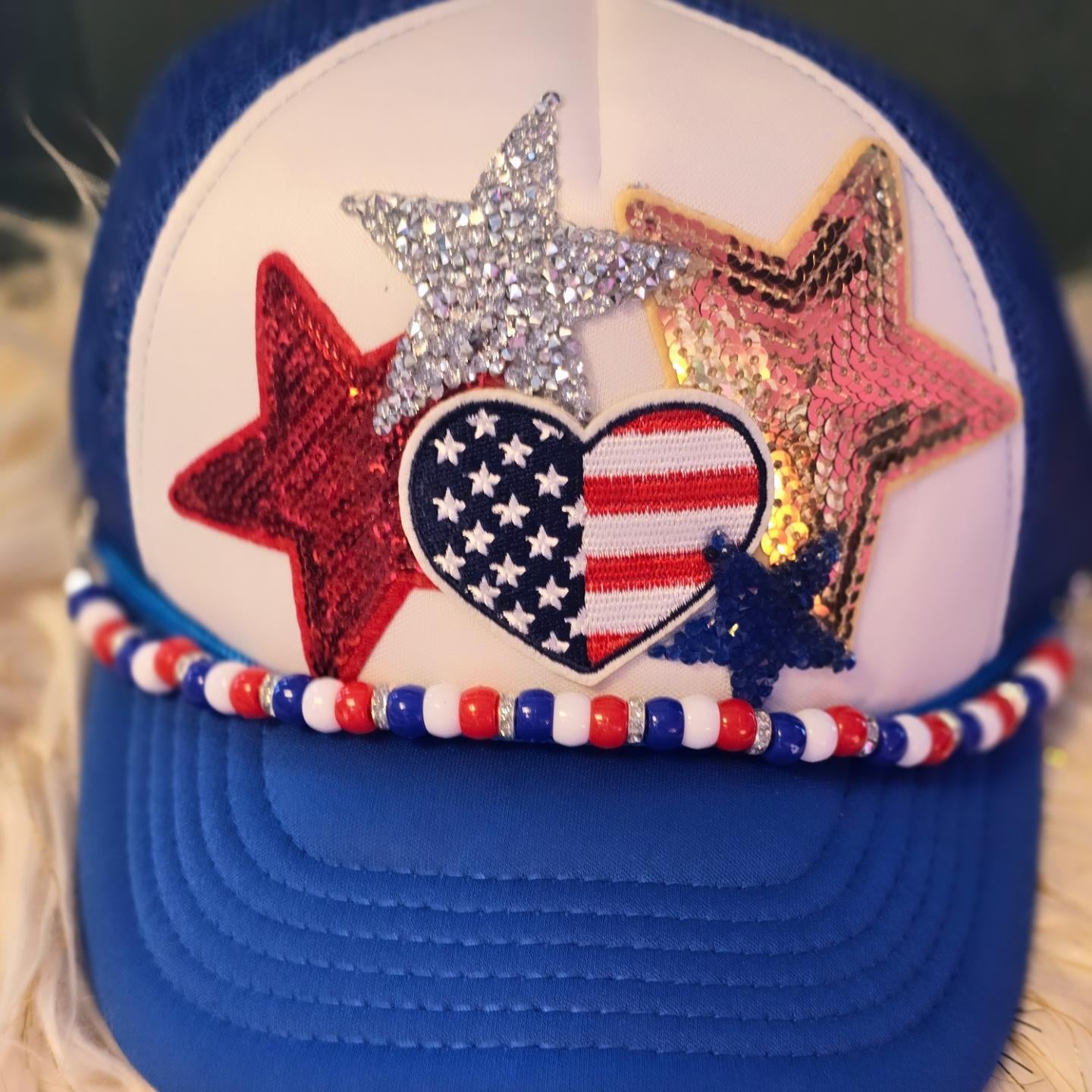 Patriot Stars & Hearts Trucker.