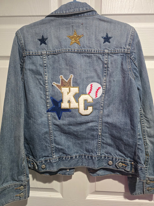 KC Baseball Jean Jacket