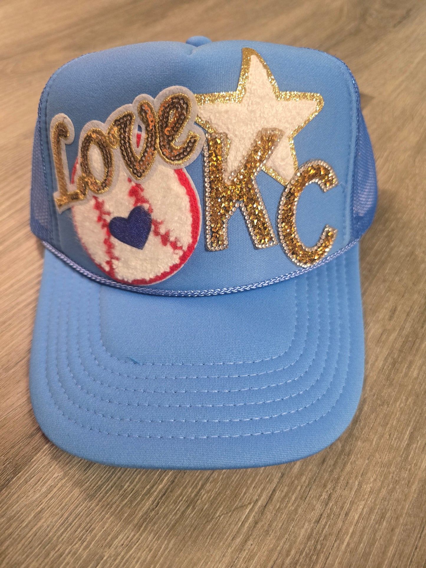 Love KC Blue Trucker