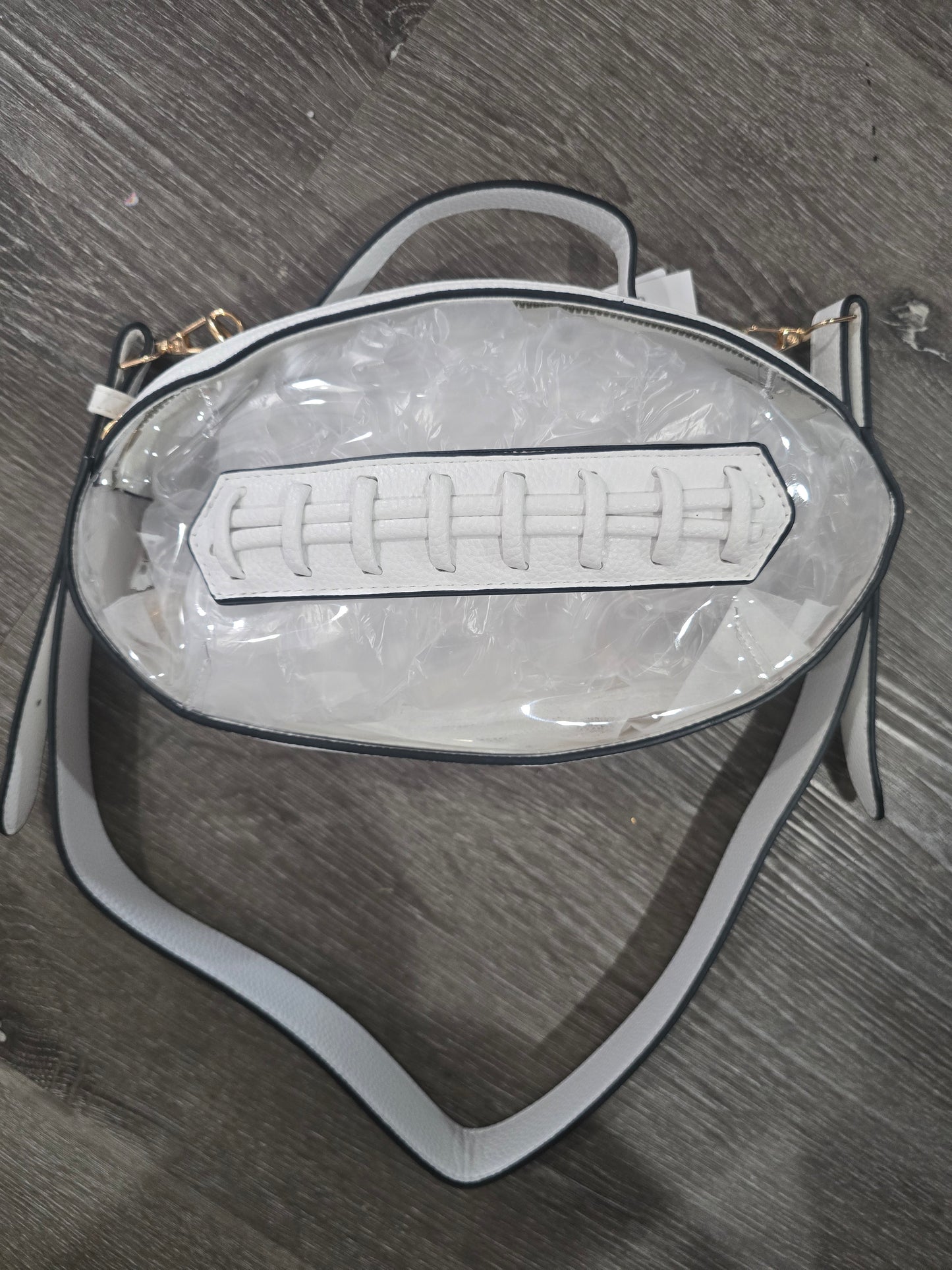 Clear KU Football bag