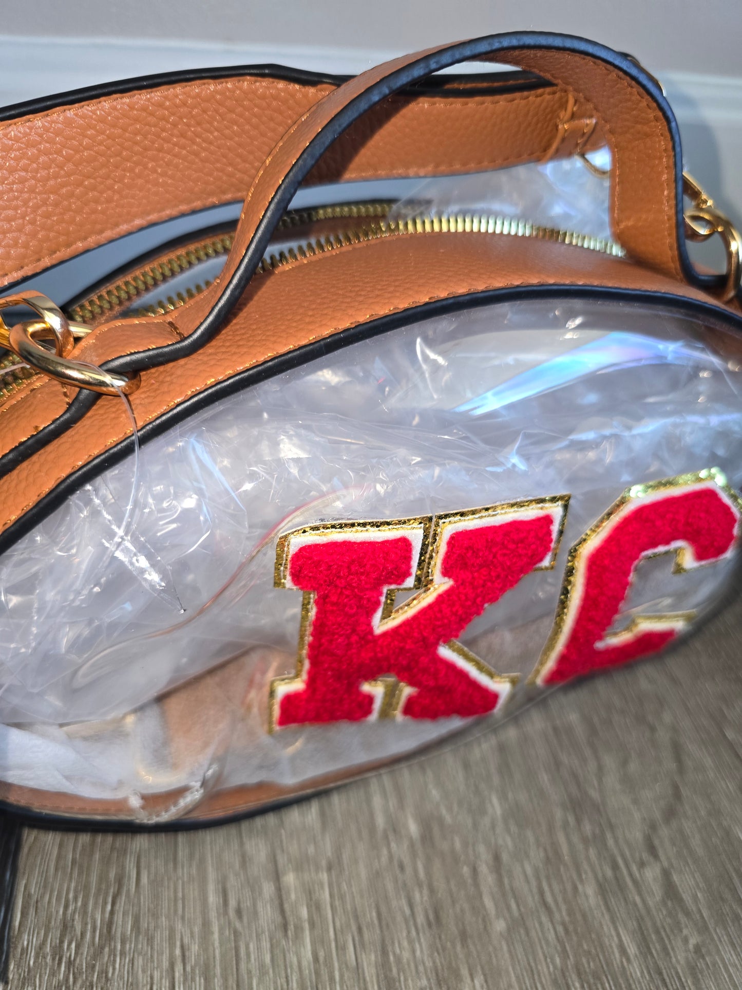 Brown KC Clear Bag