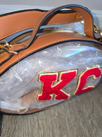 Brown KC Clear Bag
