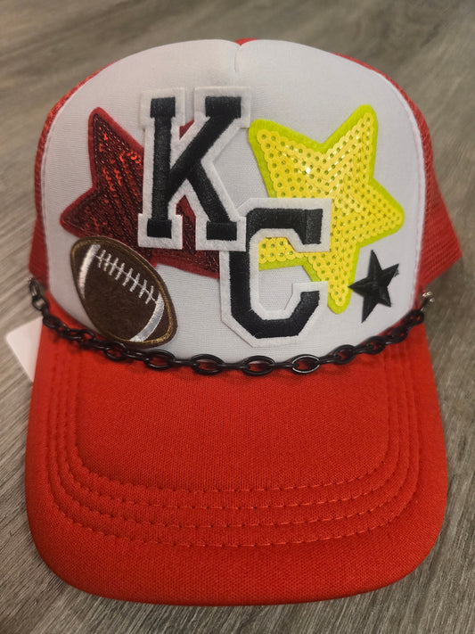 KC Red/Wht Trucker