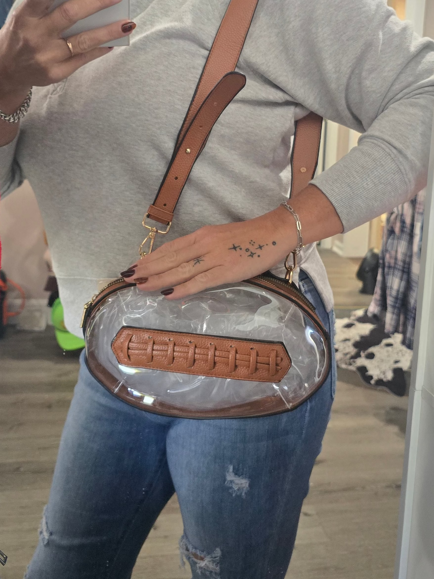 Clear Football Stadium Bag