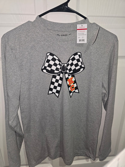 KC Checkered Bow Tshirts