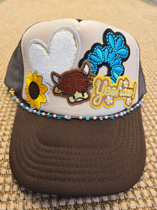 Yeehaw Brown Trucker