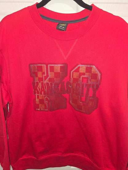 KC Checkered Crewneck