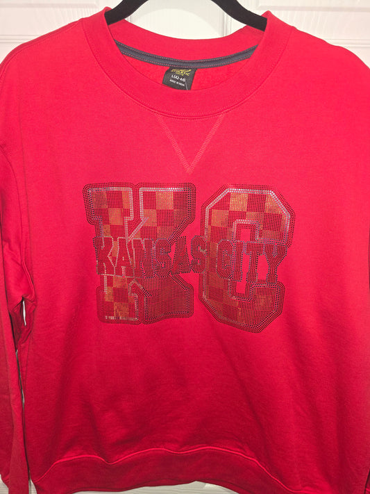 KC Checkered Crewneck