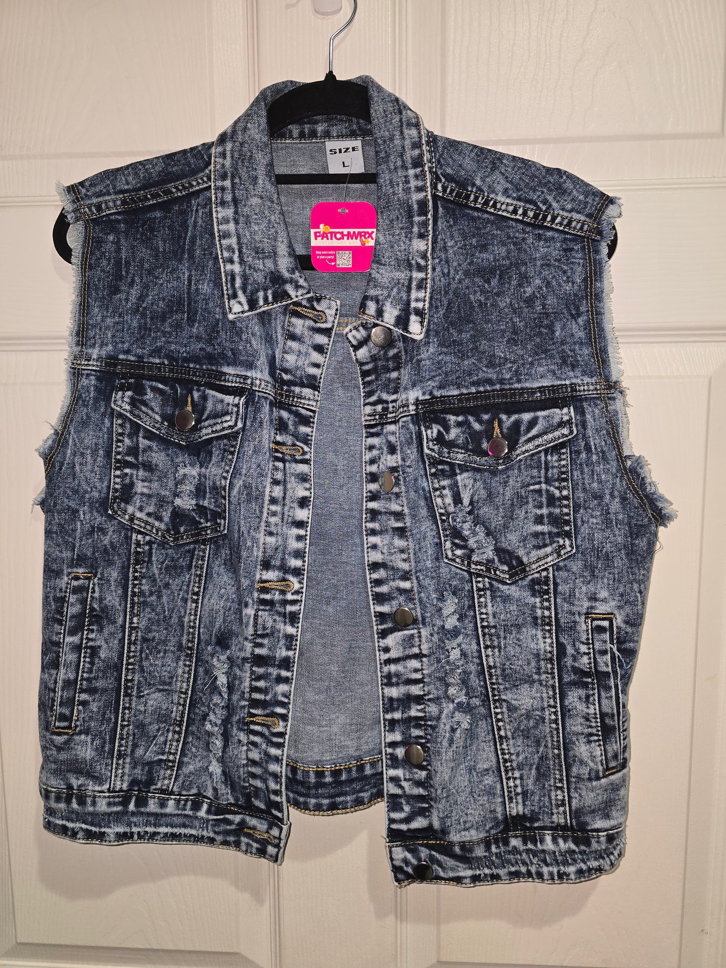 Acid Wash Chiefs Vest