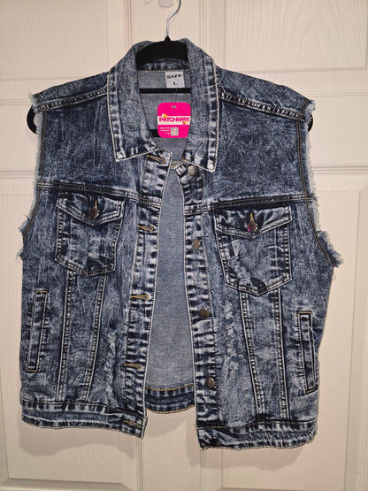 Acid Wash Chiefs Vest