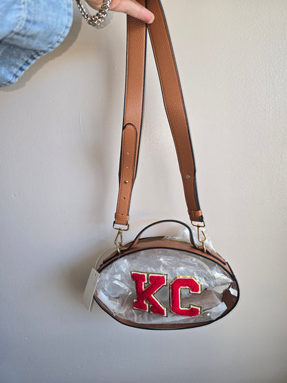 Brown KC Clear Bag