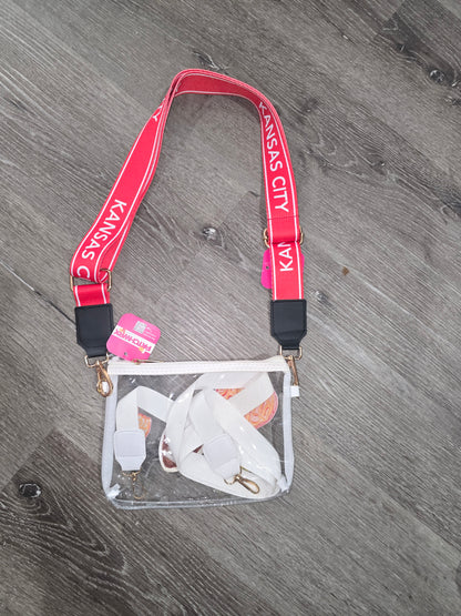 White Clear Stadium Bag